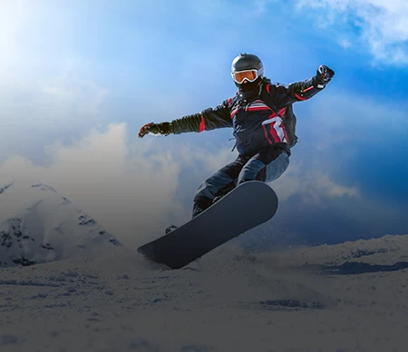 Ski et planche a neige - snowboard