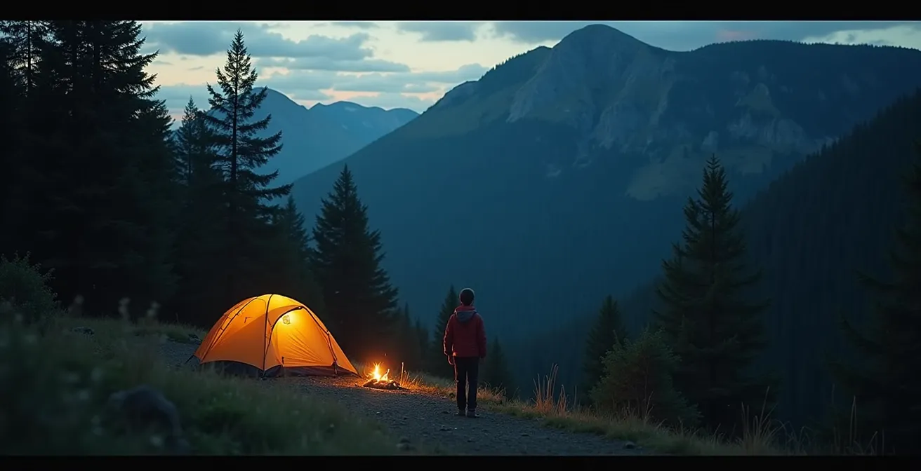 Progression en solitude en pleine nature au Quebec, du familier a l autonomie